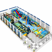 Nouvel équipement de parc d'attractions intérieur EPARK, aire de jeux pour enfants avec grandes balles et grand toboggan, idéal pour les centres commerciaux
