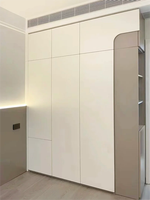 Meubles de rangement d'angle coulissants directement de l'usine : armoire, lit mezzanine en bois pour bébé avec penderie