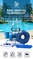 Kit d'aspiration manuelle portable haute performance 2026 pour piscine – Filtration puissante pour piscine