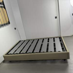 Простая сборка металлического каркаса для кровати, деревянное основание для кровати - Product Image 4