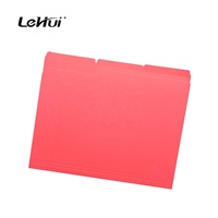 S-Red China Best Price 100 Pack Orange File Folders 1/3 Cut Tab Letter/Legal Size Idéal pour l'organisation et le stockage facile des fichiers
