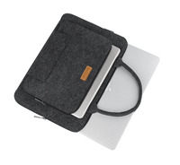 Pochette pour ordinateur portable en feutre personnalisée, sacoche étanche pour ordinateur portable
