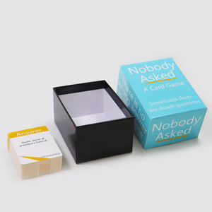 <span class=keywords><strong>Domande</strong></span> <span class=keywords><strong>gioco</strong></span> di carte per adulti stampa di carte personalizzate per feste e carte di risposta personalizzate con la produzione di scatole - Product Image 6