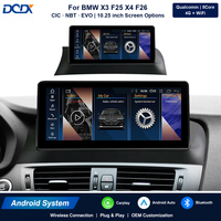 Écran multimédia audio stéréo Android 10,25 pouces Snapdragon 665 685 pour autoradio BMW X3 F25 X4 F26 2011-2016