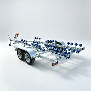 <span class=keywords><strong>Remolque</strong></span> de <span class=keywords><strong>Barco</strong></span> de Doble Eje de 8.2 <span class=keywords><strong>Metros</strong></span> <span class=keywords><strong>para</strong></span> Lanchas Rápidas y Yates, Fabricante de Estructuras de Barcos, Personalización Disponible - Product Image 3
