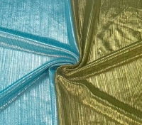Tissu sergé métallisé imprimé à la feuille, extensible et pailleté, textile tissé scintillant pour robes de soirée, projets de mode créatifs, garçons