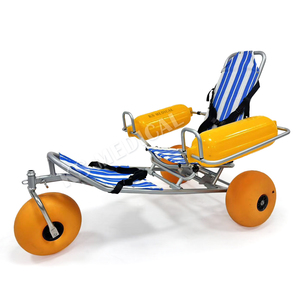 Silla de Ruedas Comercial KSM-SW4 para Playa con Cinturón de Seguridad, Fabricante Chino de Sillas de Ruedas para Accesibilidad en la Playa - Product Image 2