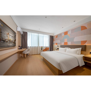 Solution de mobilier hôtelier de luxe sur mesure pour projets d'hôtels de luxe, ensemble de mobilier de chambre d'hôtesse 5 étoiles moderne pour complexes hôteliers - Product Image 1
