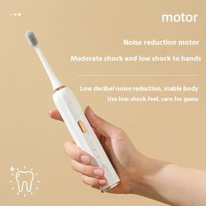 <span class=keywords><strong>Cepillo</strong></span> de dientes eléctrico ultrasónico impermeable AI IPX7 para adultos niños LED USB tipo C cerdas suaves recargables para viajes en casa - Product Image 5