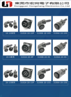 Moteur servo 20-29S 17 cœurs avec encodeur, prise d'alimentation aviation pour PCB, contact en laiton, étanche IP65