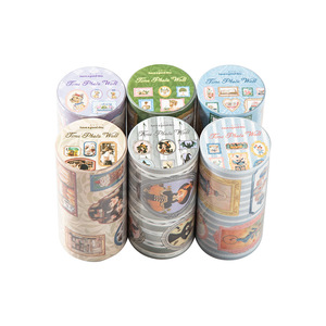 1 rouleau de ruban adhésif décoratif rétro de style européen pour collage mural photo, série Time Photo Wall - Product Image 5