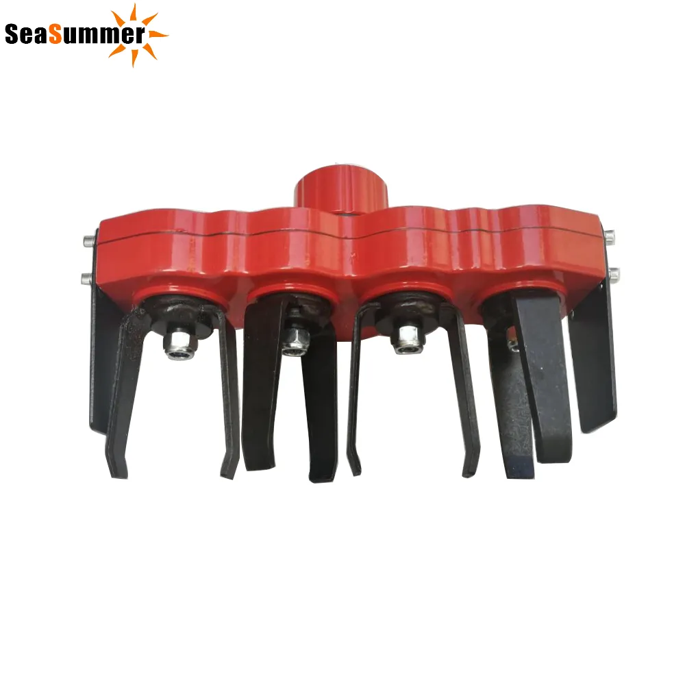 SeaSummer farm cultivator weeder head for agricultural tools brush cutter head grass trimmer spare parts