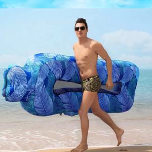 Canapé gonflable imperméable 2022 <span class=keywords><strong>avec</strong></span> oreiller intégré / Chaise longue gonflable / <span class=keywords><strong>Lit</strong></span> d'air portable pour chambre à coucher / Canapé / Voyage / Camping - Product Image 4