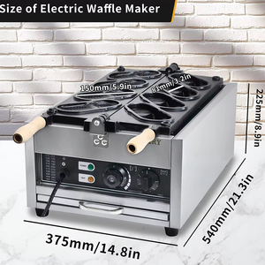 เครื่องทำขนมปังแบบนอนสติ๊กใหม่220V 110V เครื่องทำขนม<span class=keywords><strong>เค้ก</strong></span>วาฟเฟิลไข่ยอดนิยม - Product Image 5