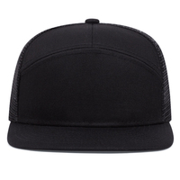 Envío Rápido, Gorra Trucker de Malla con Visera Plana, Gorra Snapback de Algodón de Alta Calidad para Hombre, Múltiples Colores en Existencia, Personalización Disponible