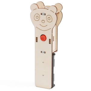 Kit électronique DIY de lampe torche en bois de haute qualité OKYN-G5768 pour la science à domicile - Product Image 1