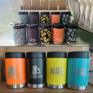 Prêt à expédier : Porte-canettes de bière isotherme en acier inoxydable à double paroi, vierge, pour impression UV et logo personnalisé - Product Image 3