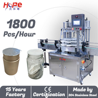 Machine de scellage automatique en aluminium pour gobelets en plastique, bouteilles, bocaux, machine de scellage thermique pour bouchons en aluminium