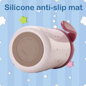 Botella de agua aislada para niños de 12oz con asas de tapa de paja y correa termo a prueba de fugas de acero inoxidable SUS316 para deporte - Product Image 4