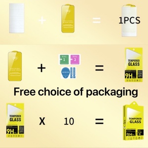 ฟิล์มกระจกนิรภัยคุณภาพสูง ปี 2024 หนา 0.33 มม. 9D 9H สำหรับ iPhone 12 15 14 13 6PLUS - Product Image 3