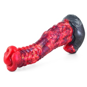 NNSX Dildo de Silicona Platino de Diferentes Tamaños con Diseño de Dragón Flameante, Productos Eróticos para Adultos, Juguetes Sexuales - Product Image 3