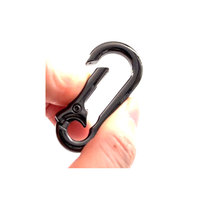 Porte-clés anti-perte HP Creative pour homme, en alliage de zinc, étanche, durable, de haute qualité, avec mousqueton à ressort, à accrocher à la ceinture, pour l'extérieur