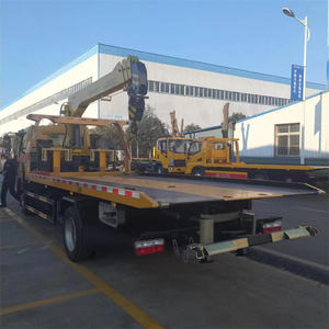 Camion de dépannage Dongfeng neuf et d'occasion, 165 ch, plateau plat, 4*2, plateau basculant, camion Jmc, prix, manuel, 4 tonnes, 5T, grue manuelle, diesel, 4,6 m - Product Image 5