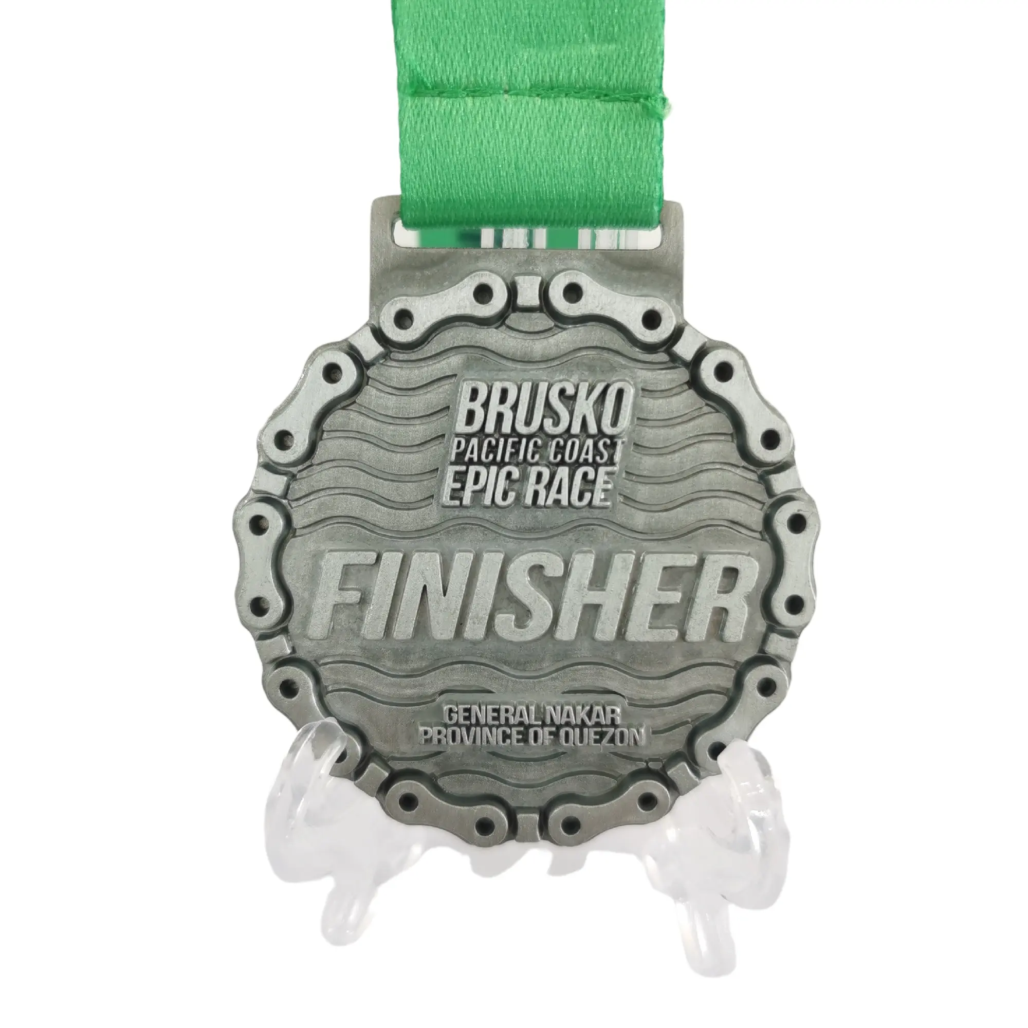 I produttori hanno realizzato medaglie e trofei sportivi personalizzati a colori personalizzati a buon mercato in esecuzione maratona race finisher award metal run