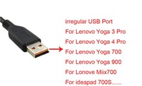 Câble USB de chargeur d'alimentation CA pour ordinateur portable tablette Lenovo Yoga3 Pro Yoga 3 Pro Yoga4 Pro Yoga 700 900 Miix 700