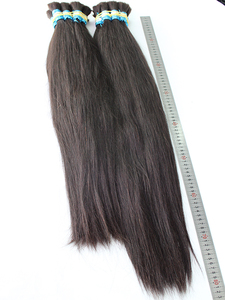 Tiene un gran mercado de venta popular en Brasil muy suave no de la trama del pelo humano <span class=keywords><strong>a</strong></span> granel pelo virgen <span class=keywords><strong>a</strong></span> granel - Product Image 5