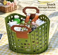 Panier pliable ajouré pour salle de bain, buanderie, pique-nique en extérieur, courses, articles ménagers – Offre spéciale
