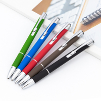 Vente chaude Logo personnalisé Nouveau stylo à bille Click avec une largeur d'écriture de 1.0mm Caractéristiques en métal et en aluminium de haute qualité Clip de fil