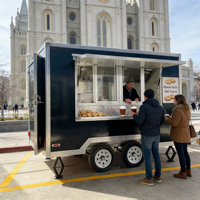 Cuisine mobile sur mesure, chariot de restauration rapide pour hot-dogs, camion de restauration pour café, pizza, friture, et autres plats