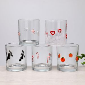 أكواب شرب زجاجية كريستالية بتصميم أيقوني لطيف، أكواب شفافة للمياه والعصير والويسكي، قابلة للتخصيص - Product Image 6