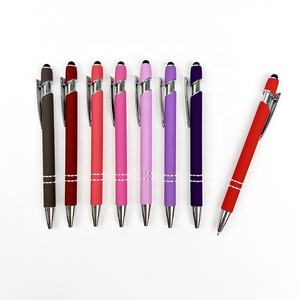 Custmizing Kugelschreiber 2-in-1 einziehbarer Kugelschreiber mit Stylus-Spitze Metallstift für Touchscreen - Product Image 4