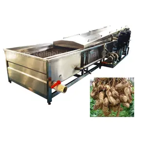 High pressure inshell peanut washing cleaner / peanut cleaning soil and dusting machine / peanuts washing and cleaning machine