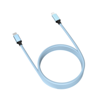 Kabel USB-C Magnetik Baru dengan Pengisian Cepat 3A PD27W Berbahan Nilon Kepang untuk iPhone 15