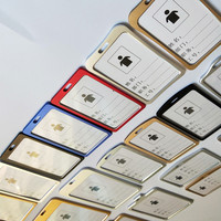 Porte-badge en alliage d'aluminium pour cartes d'identité et de visite, étui en métal pour cartes professionnelles