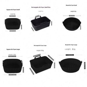 Food Grade High-Temperature Resistant Silicone Baking <b>Pan</b> Non-Stick Air Fryer Silicone <b>Pan</b> for Cake Pizza & More - Product Image 2
