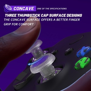 EXtremeRate - Palancas de Mando Intercambiables ThumbsGear V3 Transparentes y Ajustables en Altura para Control de Xbox Series X S - Product Image 3