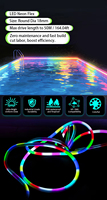 Bande LED néon personnalisée pour piscine, éclairage décoratif extérieur, USB, Epistar RGB, pixels dynamiques, corde flexible, étanche IP68