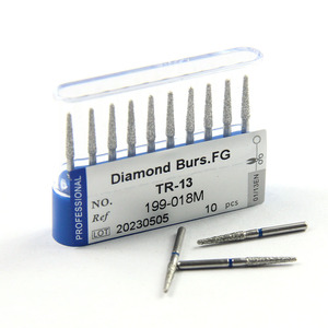 TR-13(ISO199-018M) FG314 gambo tonda cono frese dentarie diamantate - Product Image 5