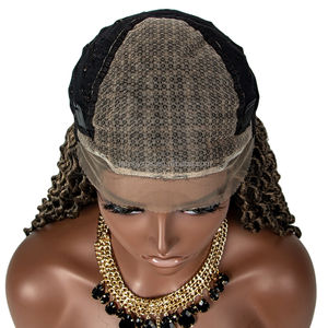 Pelucas de encaje sintético WB11 de 34 pulgadas de <span class=keywords><strong>largo</strong></span>, pelucas delanteras de encaje de 9x6 pulgadas con cabello de bebé, pelucas con trenzas Gypsy Locs para cabello de mujer - Product Image 6