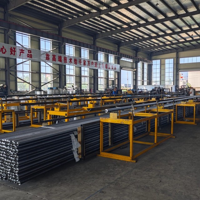 A Spiral Fin Tube Production Line that includes Quality Control Gates