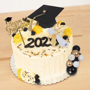 23 Piezas <span class=keywords><strong>de</strong></span> Decoraciones <span class=keywords><strong>de</strong></span> Pastel <span class=keywords><strong>de</strong></span> Graduación <span class=keywords><strong>de</strong></span> Plástico con Texto <span class=keywords><strong>de</strong></span> Feliz Graduación, Cinta, <span class=keywords><strong>Gorro</strong></span> <span class=keywords><strong>de</strong></span> Graduación Pequeño y Bola, Artículos <span class=keywords><strong>de</strong></span> Graduación Azules y Dorados - Product Image 4