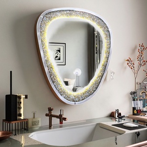 Custom Sparkly Luxury Decor <b>Mirror</b> Crushed Diamond Large Standing Decor <b>Mirror</b> Rectangular Framed Crystal Dressing Body <b>Mirror</b> - Product Image 4