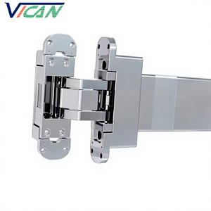 Abrepuertas Automático Silencioso de Aleación de Aluminio con Bisagra Oculta, Cierre Automático, Capacidad de Carga de 120 kg, con Función Antipinzamiento - Product Image 1