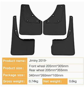 Paraspruzzi su Misura per <span class=keywords><strong>Suzuki</strong></span> Jimny 2019-2021 - Set di 4 Protezioni Parafango per Auto - Product Image 2