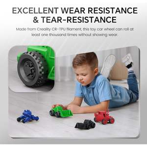 Filamento TPU Creality de 1.75mm, Negro, 1kg, Flexible, para Impresoras 3D FDM - Product Image 3