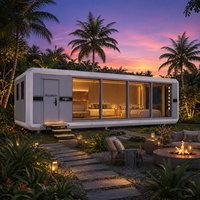 Maison préfabriquée intelligente F37 Tiny, maison-capsule en acier écologique pour hôtel, maison, ou solution de camping